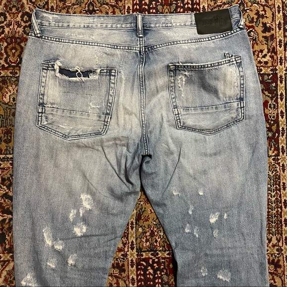 SOLD Authentic PRPS distressed denim jeans made in UAE size 38 - Picture 5 of 8